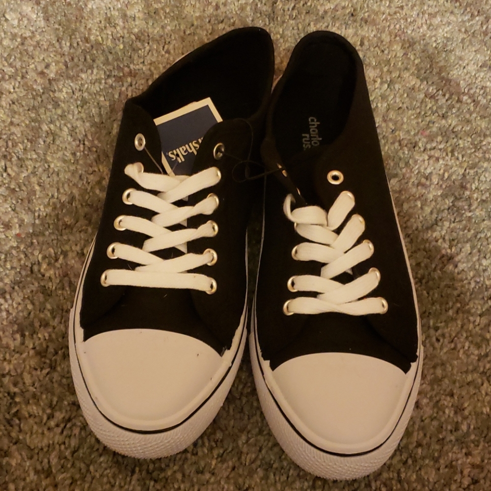 Charlotte Russe Black Sneakers